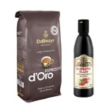 Кофе зерно и бальзамический соус